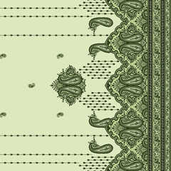 Textile and digital seamless pattern design