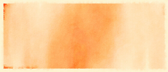 Orange watercolour paper texture abstract background