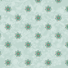 Textile and digital seamless pattern design 