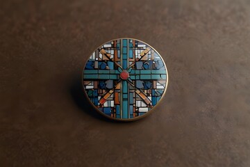 Mosaic Pin Mockup
