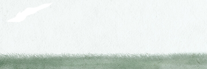 Fototapeta premium Serene green grass field border png hand drawn transparent background