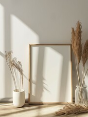 Frame Mockup, home background, close-up frame