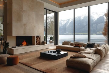 Living Room Interior and modern furniture