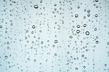 drops of water on the window