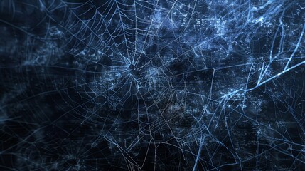 Spider Web Inspired Background Design