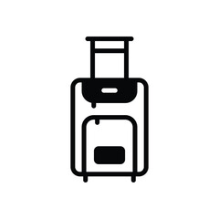 Suitcase  vector icon