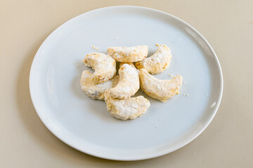 Turkish homemade sweet and savory cookies .Tatli tuzlu kurabiye. Karisik kuru pasta .