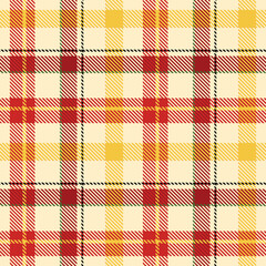 Tartan Plaid Seamless Pattern. Gingham Patterns. Template for Design Ornament. Seamless Fabric Texture. Vector Illustration