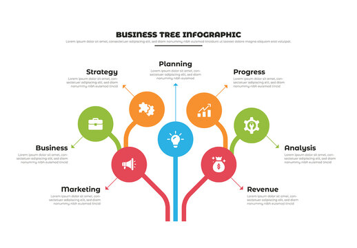 Business Tree Infograpic