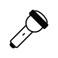 Flashlight  vector icon