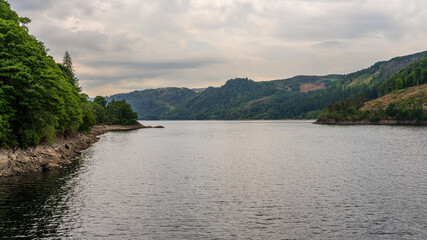 View of Thirlmere in the Lake District, Cumbria, UK