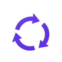 Arrow And Symbol 3D Icon
