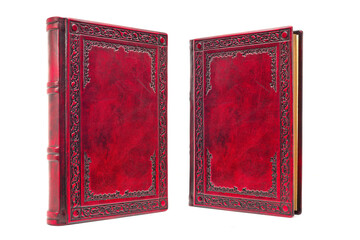 old book isolated on white