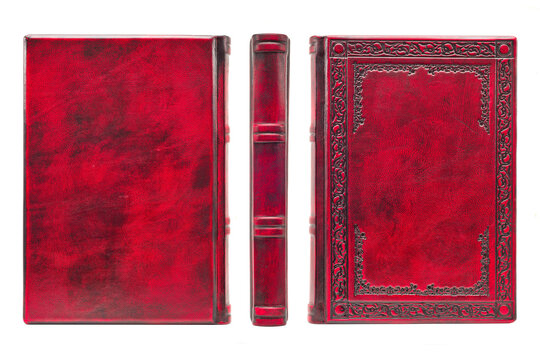 old book cover isolated