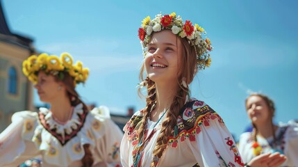 北欧の夏至祭のイメージ01