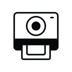 Fototapeta premium Camera vector icon