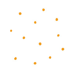 Cute daisy flower element png in transparent background hand drawn style