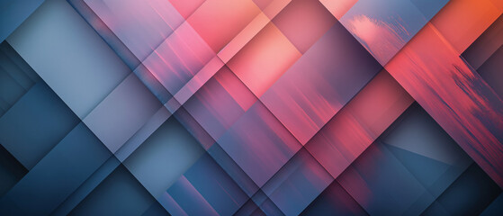 background, copy space, Geometric style, hyper clear, gradient Muted Colors and True Blue scheme - obrazy, fototapety, plakaty