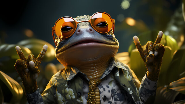 toad sunglasses art
