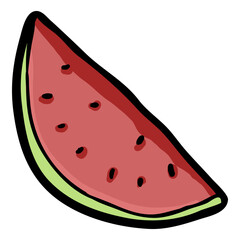 Watermelon - Hand Drawn Doodle Icon