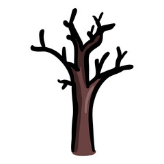Bare Tree - Hand Drawn Doodle Icon