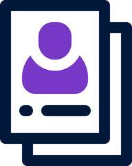 curriculum vitae icon. vector mixed icon for your website, mobile, presentation, and logo design.