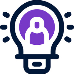 idea icon. vector mixed icon for your website, mobile, presentation, and logo design.
