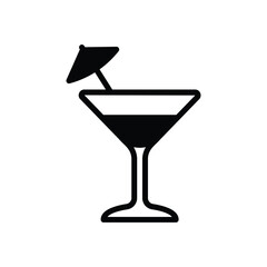 Cocktail vector icon