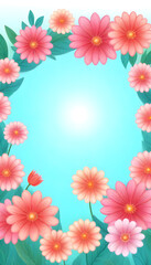 happy mothers day greeting card with flowers copy space 7