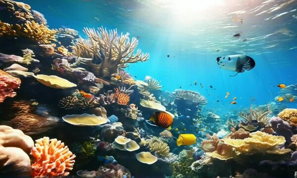 Underwater Shot of Coral Reef (1)
