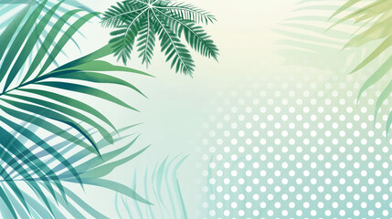 Fototapeta na wymiar corporate background, copy space, Polka Dots style, clean and clear, deep gradient Tropical Colors and White scheme