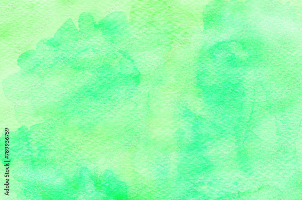 Canvas Prints abstract green watercolor background texture