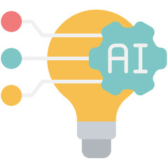 Artificial Intelligence Colored Icon sets