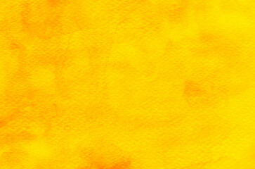 Abstract yellow watercolor background texture