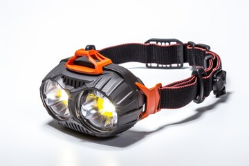 Fototapeta premium BlazeTrail LED Headlamp , white background.