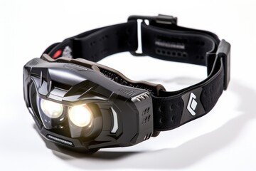 Fototapeta premium BlazeTrail LED Headlamp , white background.