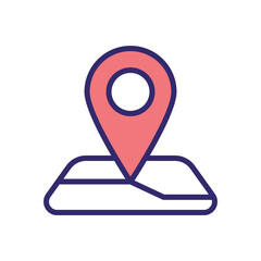 Map vector icon