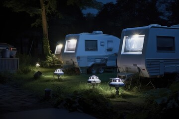 NightGuard Camp Security System , white background.