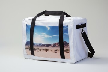 CampChill Cooler Bag , white background.