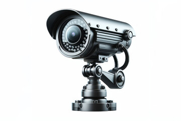 cctv city street security camera isolated on white background