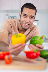 Fototapeta premium healthy food is healthy life