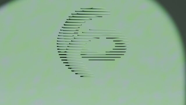 background with a magnifying geometic pattern animation 