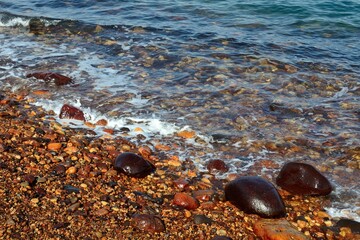 Orilla del Mar Muerto, Jordania