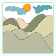 illustration of a landscape