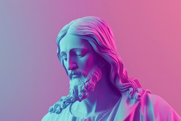 Jesus Christ in art form with the help of AI to expand the concept.