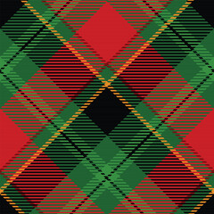 Texture textile seamless. Fabric vector pattern. Plaid tartan check background.