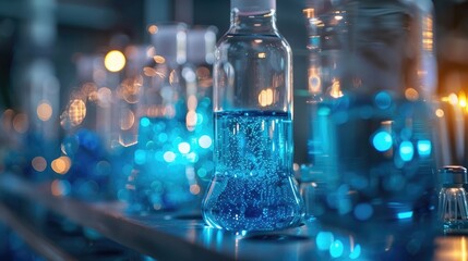 Chemists Exploring Noble Gases in Lighting and Cryogenics through Macro Photo