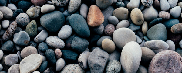 colorful stones and wall background design