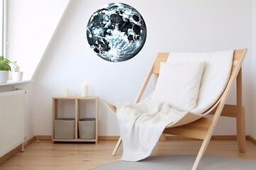 Serene Moonlit Elegance: Lunar-Inspired Minimalist Bedroom Decors