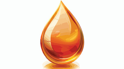 Oil drop icon Vector illustration isolated on white 